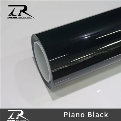 Блискуча чорна плівка Piano 7,5 Mil для зміни кольору автомобіля